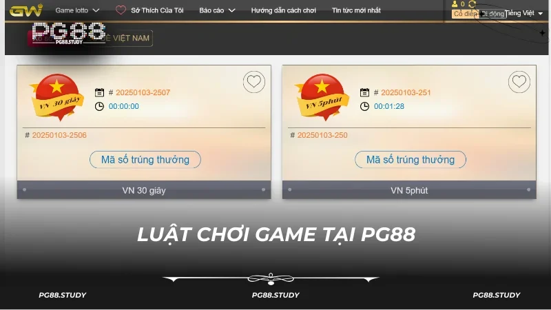 Luật chơi game xổ số này nhanh và dễ trúng